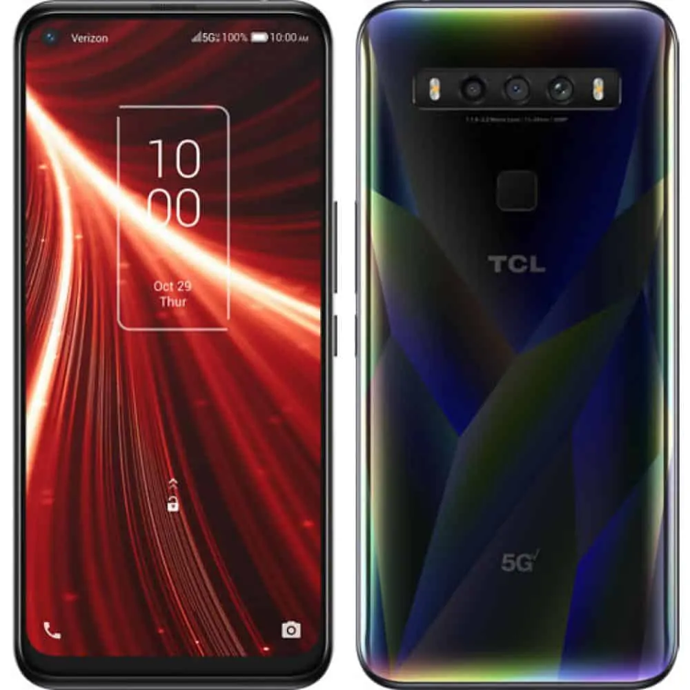 TCL 10 5G UW best 5G android smartphones actual